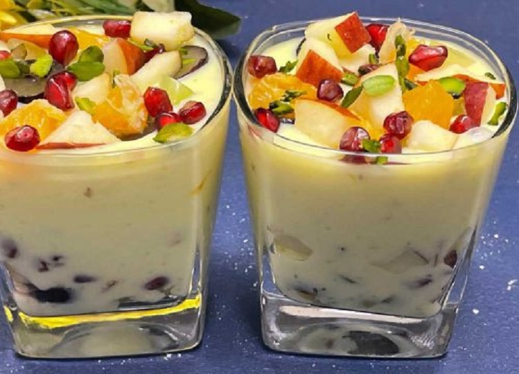 Recipe Tips: You can also make fruit custard during fasting