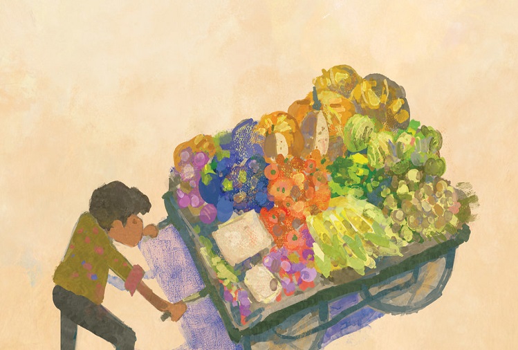 City News : Interesting story of the struggle of a young man who sells vegetables by hawking