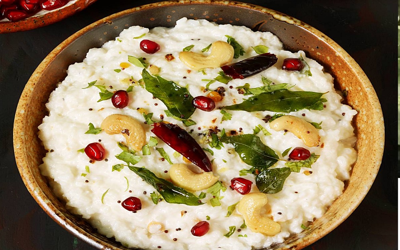 Dinner Recipe: You can also make Curd Rice of South for the guests, you will definitely like it