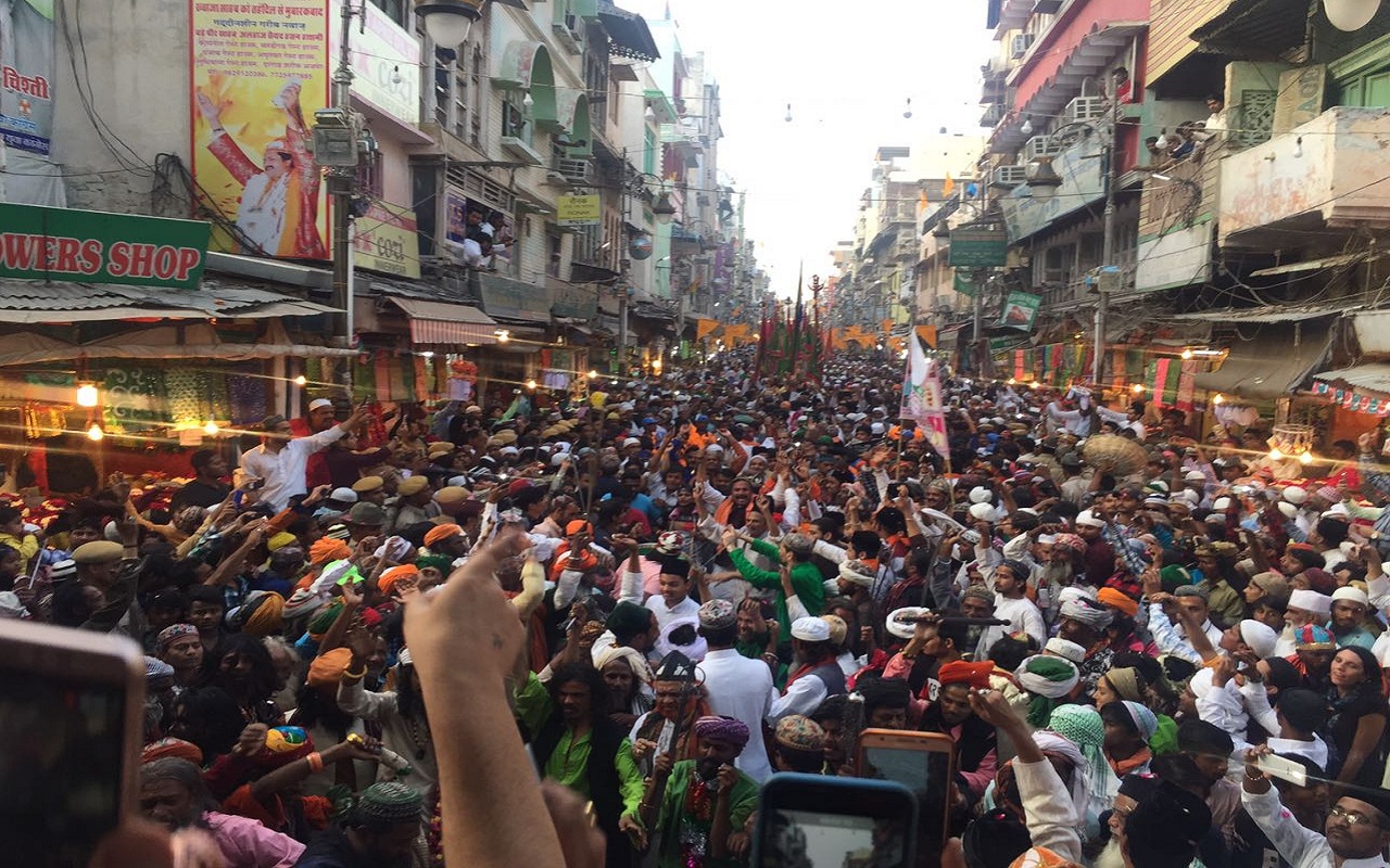 BJP's mass outrage in Ajmer on Tuesday.