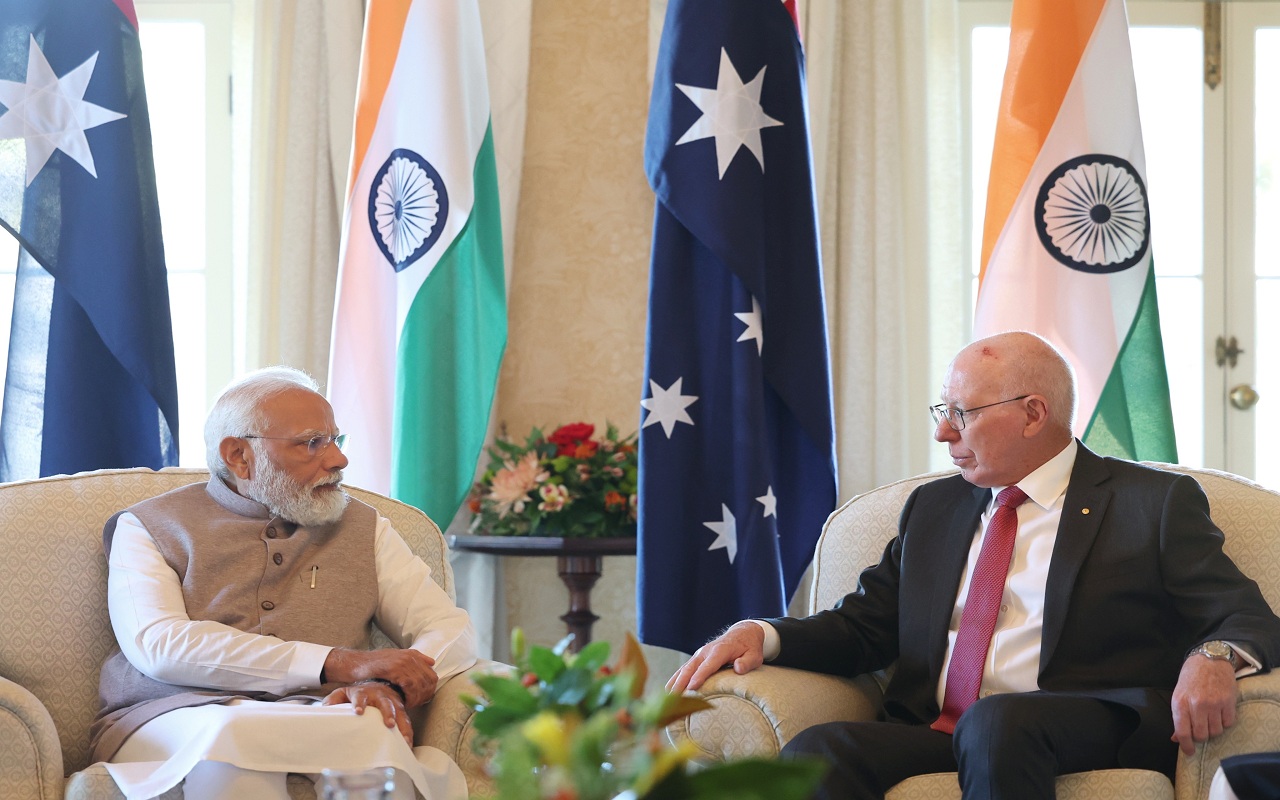 PM Modi in Australia: PM Modi meets Governor General of Australia David Hurley