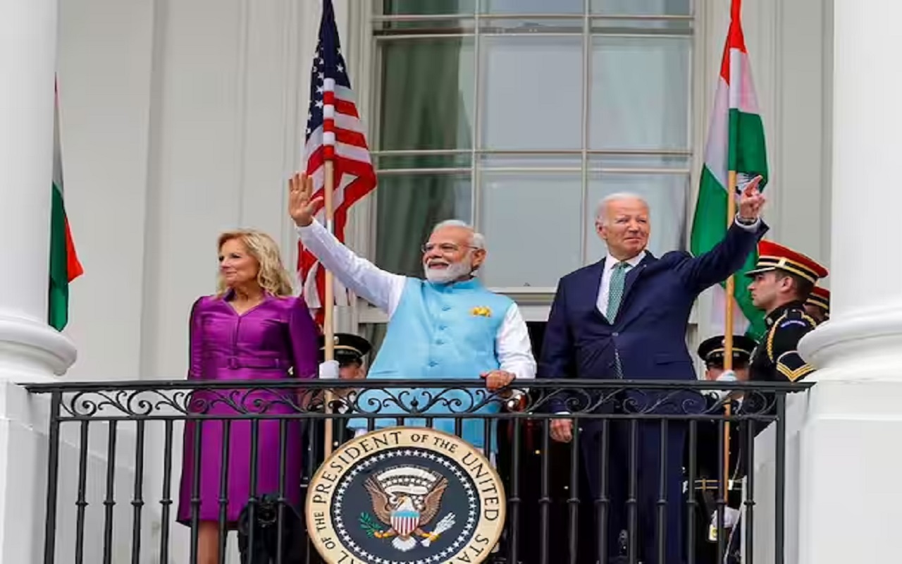 PM Modi in US: Biden gave state dinner to PM Modi, gifted something special