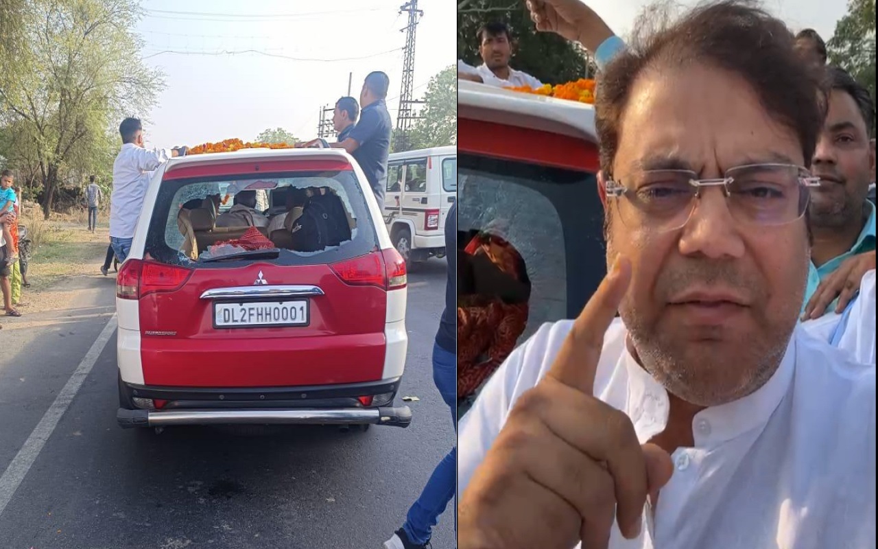 Rajasthan Elections 2023: Attempt to attack CM Advisor Danish Abrar, unknown people broke the glass of the car, Congress candidate is from Sawai Madhopur.