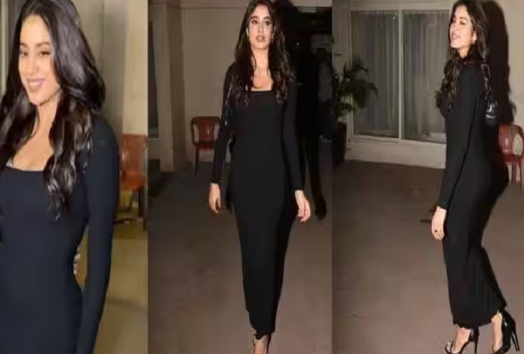 Janhvi Kapoor attracted everyone's attention with her bodycon dress, see