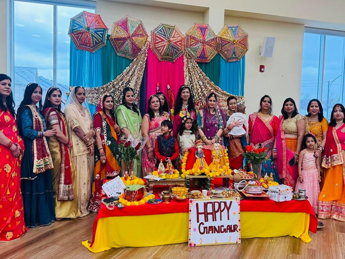 Canada: The Rajasthani community celebrated the Gangaur festival with great pomp in Brampton