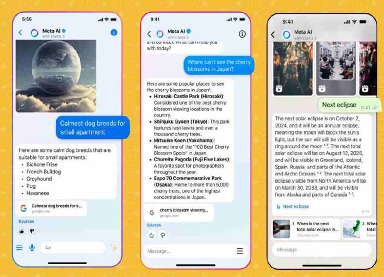 Meta launches AI Chatbot in India to improve user experience on social media platforms