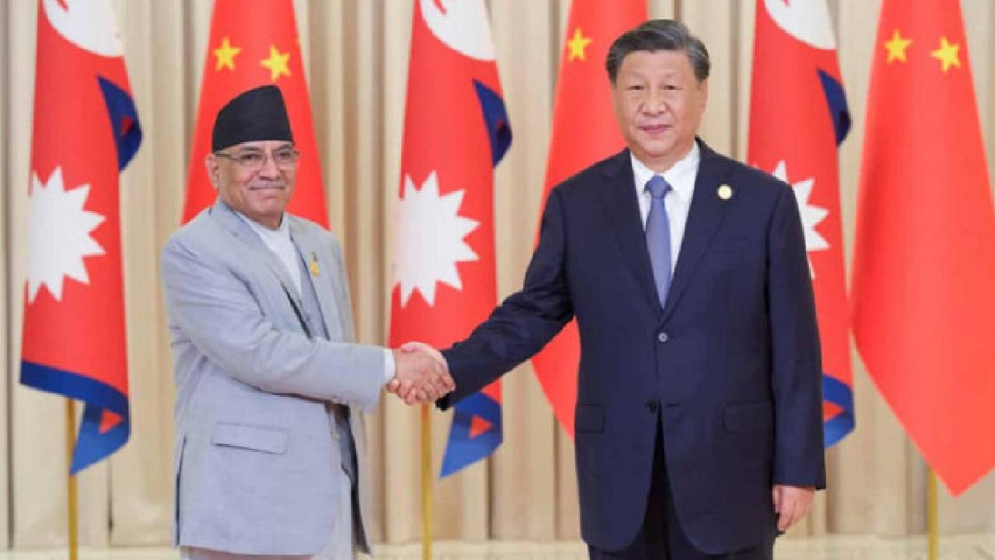China: Nepal's Prime Minister Pushpa Kamal on visit to China, met President Xi Jinping, discussed development issues