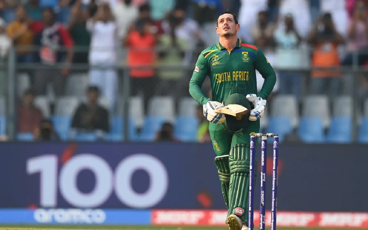 ICC ODI World Cup: Quinton de Kock became the first cricketer to achieve this feat, leaving Kohli behind
