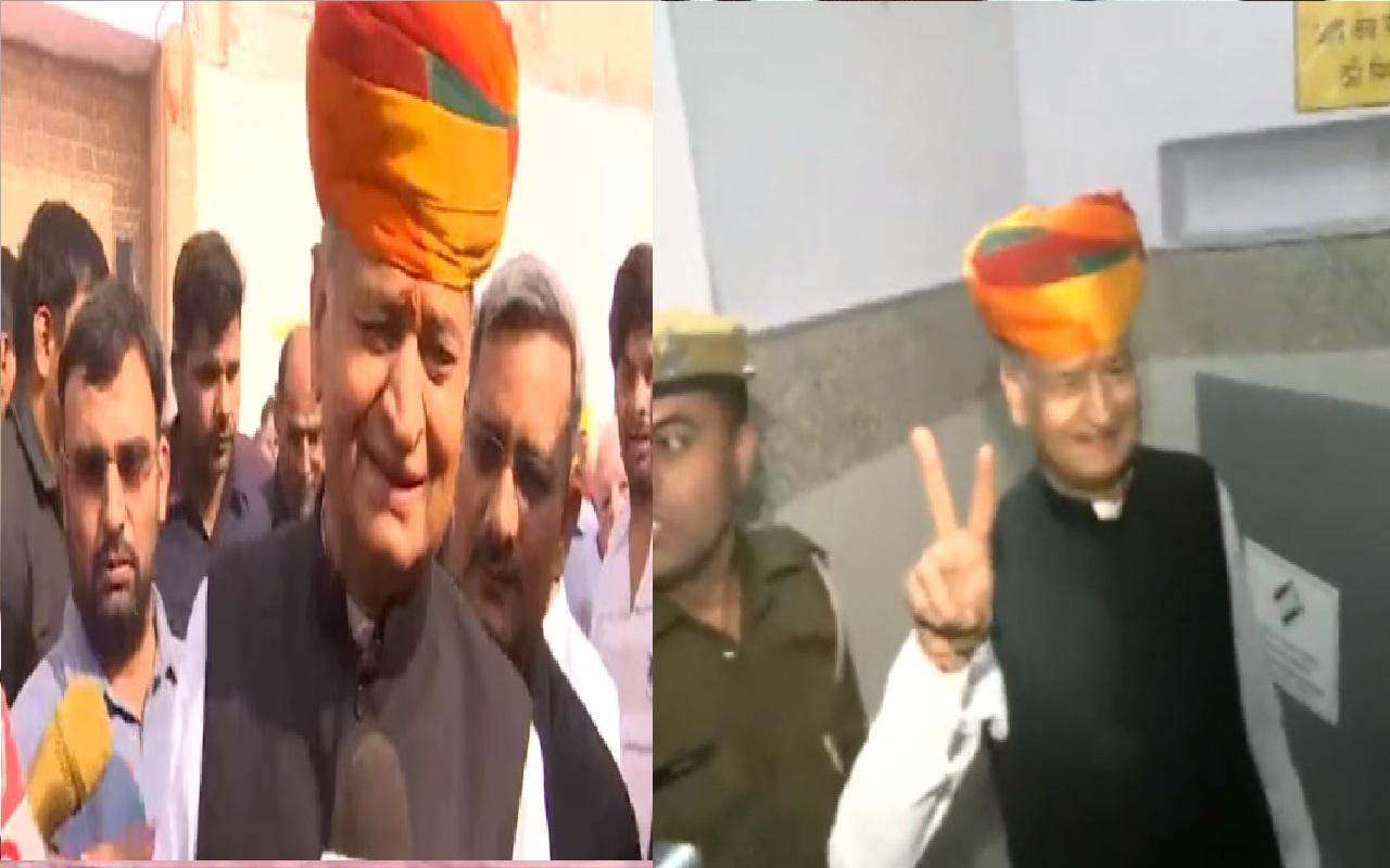 Rajasthan Elections 2023: CM Gehlot cast his vote, said- Congress is going to form government again