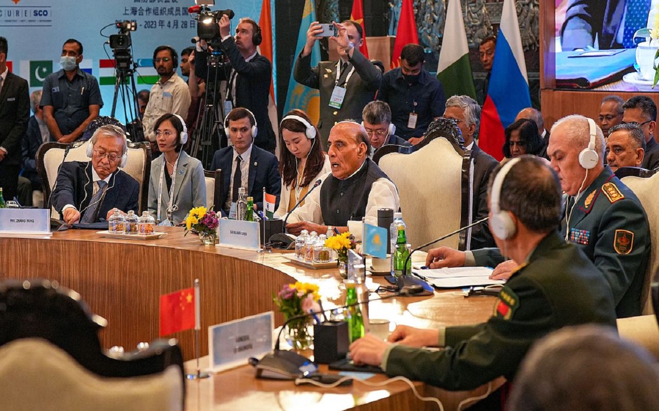 SCO Meeting: Meeting of Defense Ministers of SCO in Delhi, addressed by Rajnath Singh