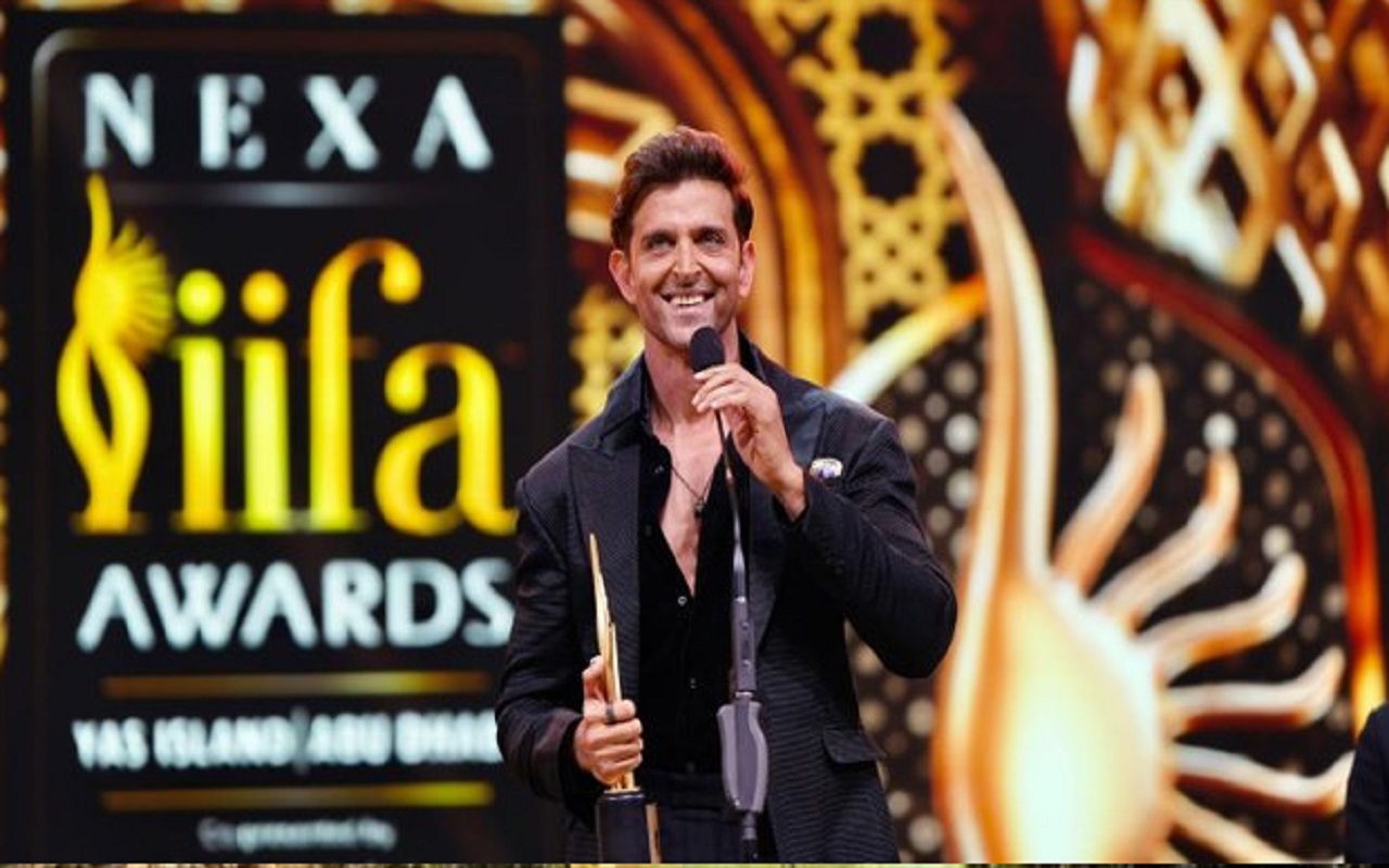 IIFA Award 2023 Hrithik Roshan received the Best Actor Award and Alia