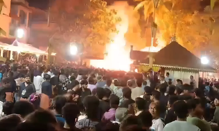 150 injured in firecracker accident during Kerala temple festival, 8 in critical condition