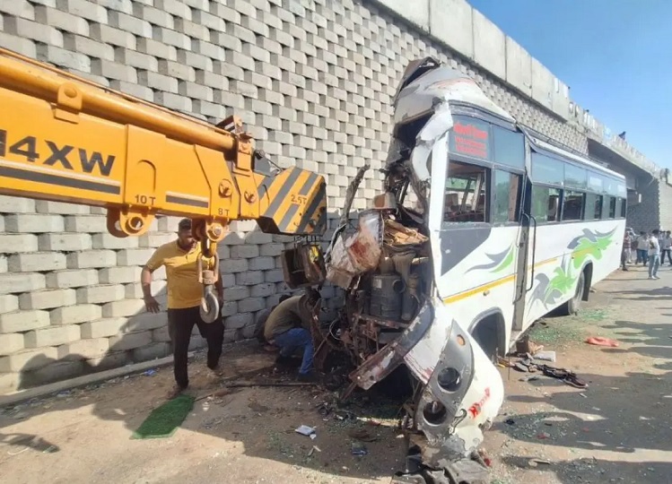 Sikar: Bus lost control and hit the culvert, 12 people died, 30 injured, CM Bhajanlal gave these instructions