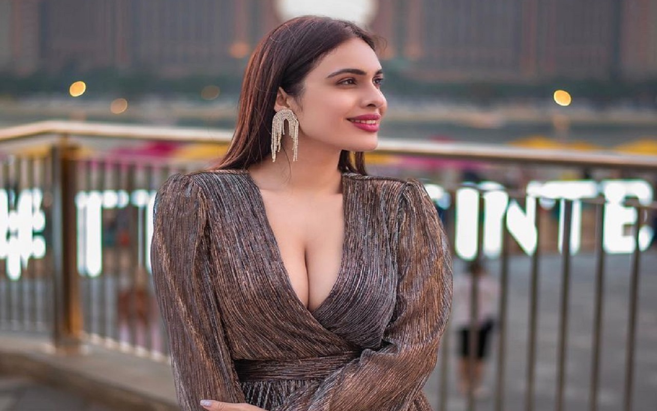 Photo Gallery: Neha Malik flaunted her cleavage in deep neck dress, you will be shocked to see