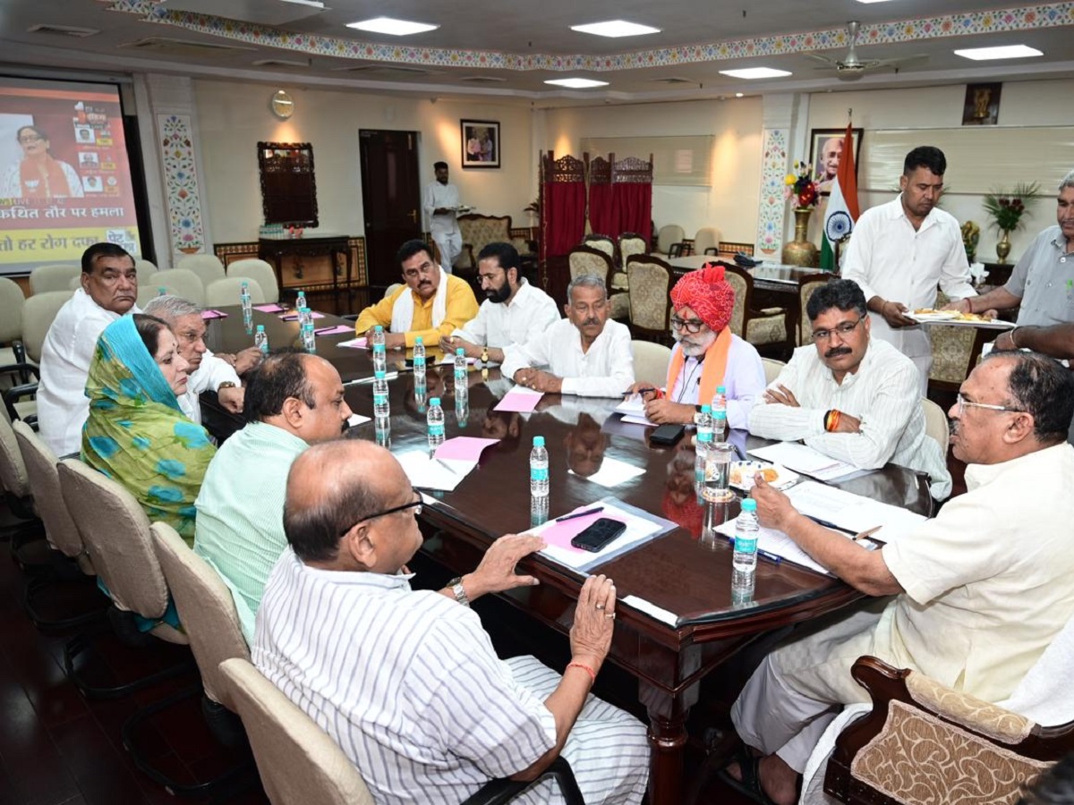 Rajasthan: Tikaram Jully held discussions with Vasudev Devnani on these key points