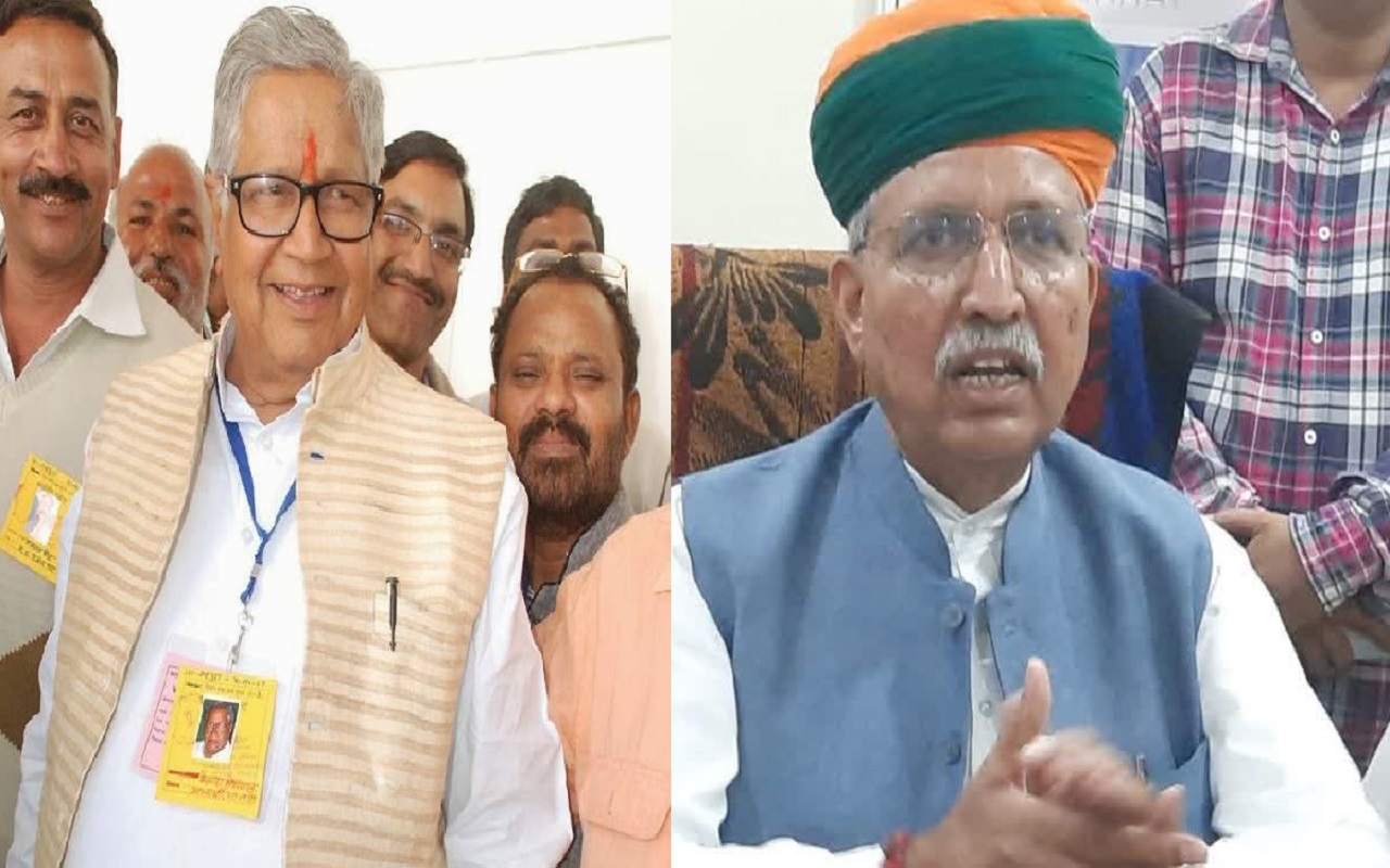 Rajasthan: BJP handed over notice to former Vis President Meghwal, had told the Union minister of his own party as corrupt number one