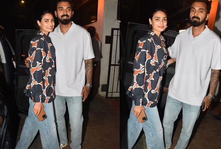 Athiya and KL Rahul appeared together in public for the first time after marriage