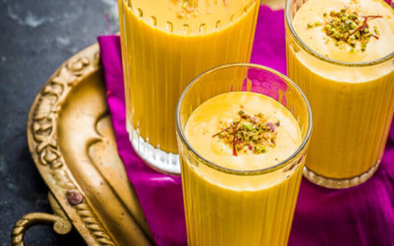 Summer drink recipe: Make saffron lassi for your guests