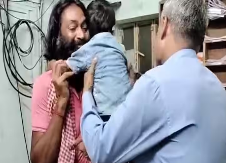 The video of the child crying while hugging the kidnapper went viral, now Jaipur police has made this revelation